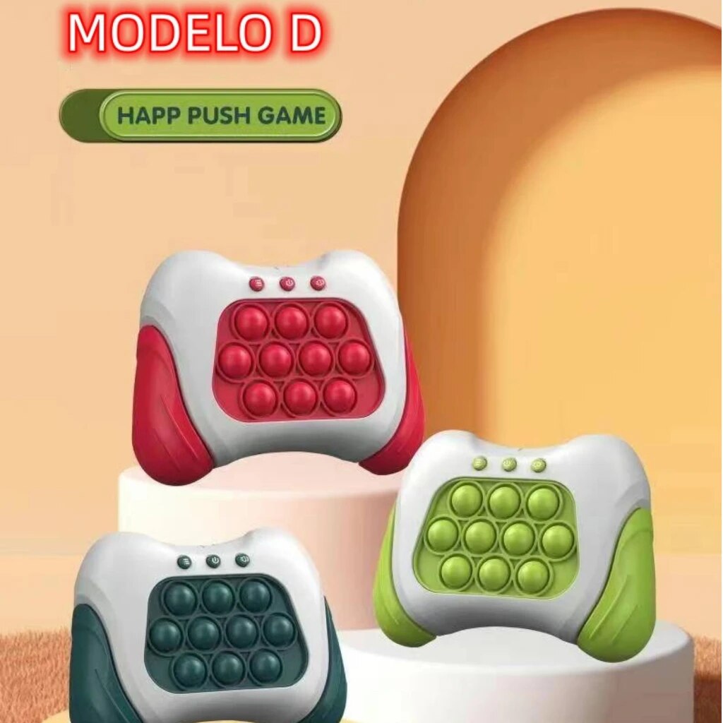 Mini Game Popit Controle Jogo Infantil Elétrico De Apertar